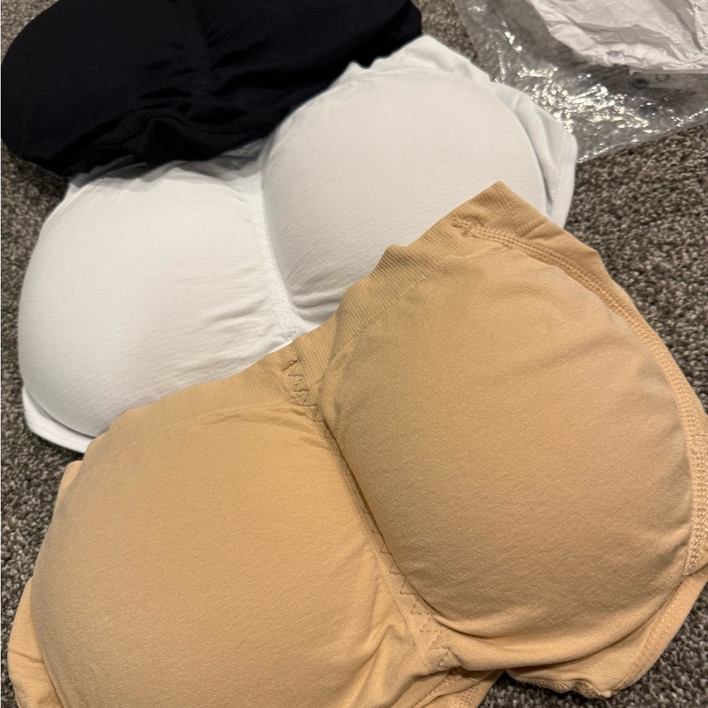 Women's booty lifting padded underwear- Black, White, Tan - Picture 2 of 5